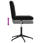 Esszimmerstuhl Schwarz Samt