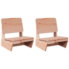 Gartenstühle 2 Stk. 60x64x70,5 cm Massivholz Douglasie