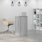 Empfangstheke Grau Sonoma 55x50x103,5 cm Holzwerkstoff