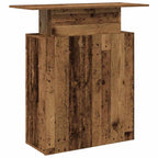 Empfangstheke Altholz-Optik 100x40x104 cm Holzwerkstoff