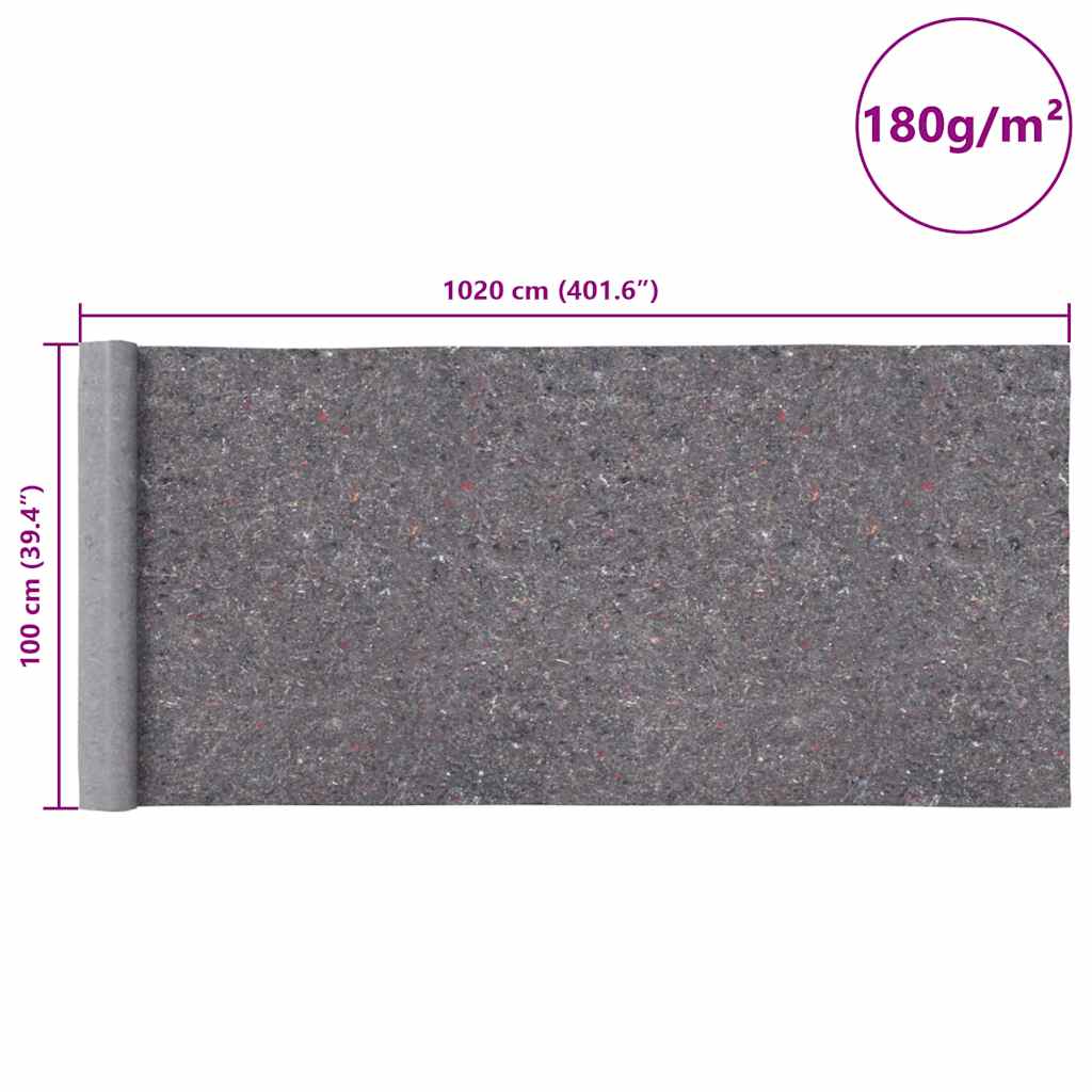Rutschfeste Malervliese 2 Stk. 10 m 180 g/m² Grau