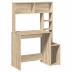 Schreibtisch mit Regal Sonoma-Eiche 100x45x140 cm Holzwerkstoff