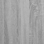 Schreibtisch mit Regal Grau Sonoma 100x45x140 cm Holzwerkstoff