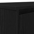 Schreibtisch Schwarz Eichen-Optik 120x42x76 cm Holzwerkstoff