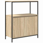 Badezimmermöbel-Set mit Regal mit Tür 5 pcs Beige Holzwerkstoff