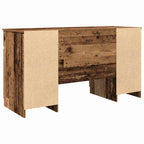 Schreibtisch mit Regal Altholz 140 x 49 x 76 cm Holzwerkstoff