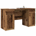 Schreibtisch mit Regal Altholz 140 x 49 x 76 cm Holzwerkstoff