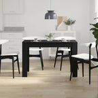 Esstisch Schwarz Eichen-Optik 120x60x76 cm Holzwerkstoff