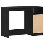 Schreibtisch mit Schubladen Schwarz Eichen-Optik 102x50x76 cm