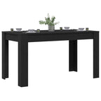 Esstisch Schwarze Eiche 140 x 74,5 x 76 cm Holzwerkstoff