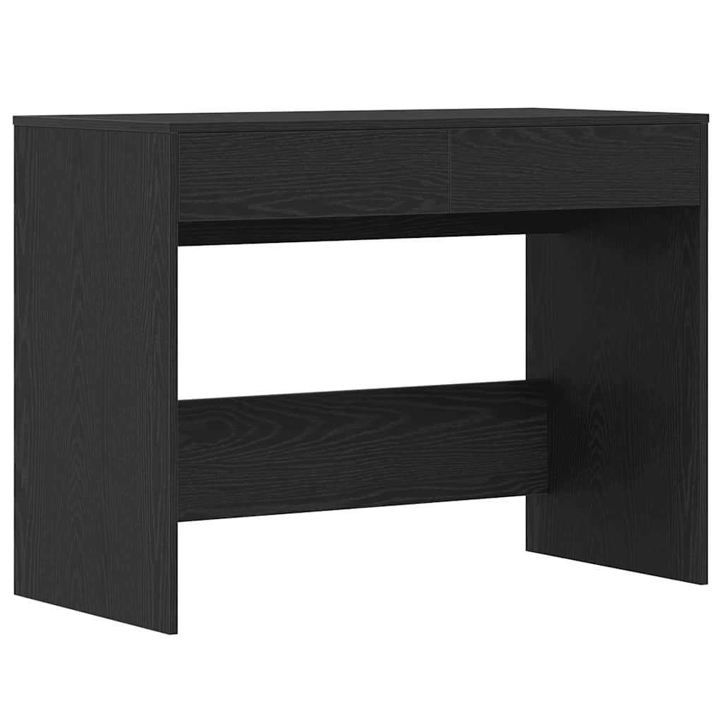 Schreibtisch Schwarz Eichen-Optik 101x50x76,5 cm Holzwerkstoff