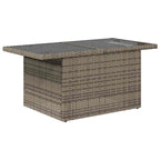 8-tlg. Garten-Sofagarnitur mit Kissen Braun Poly Rattan Akazie