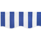 Markisenersatzstoff Blau und Weiß 2,5 x 2 m Polyester
