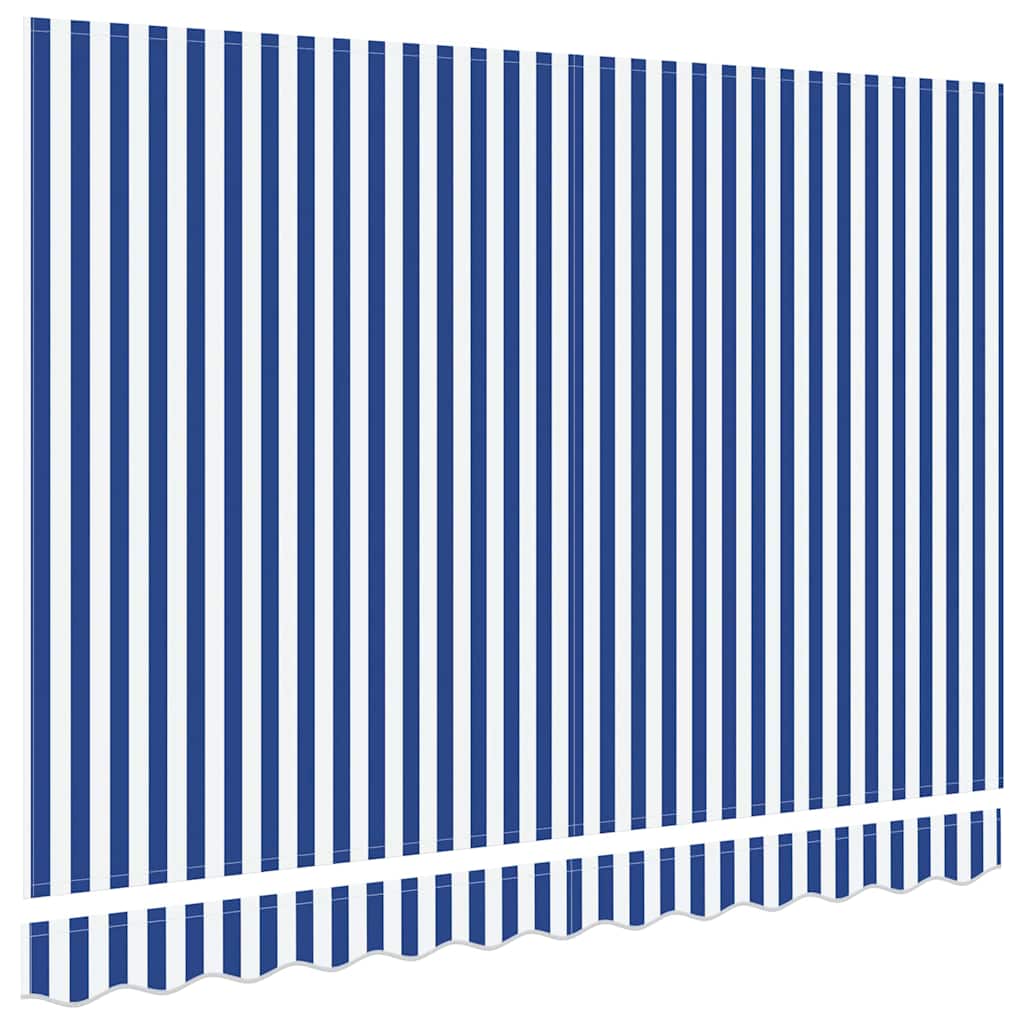 Markisenersatzstoff Blau und Weiß 2,5 x 2 m Polyester