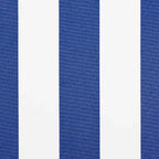 Markisenersatzstoff Blau und Weiß 2,5 x 2 m Polyester