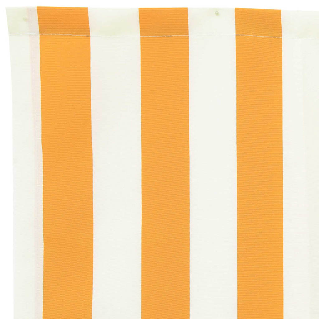 Markisenersatzstoff Gelb und Weiß 3,5 x 2 m Polyester