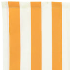 Markisenersatzstoff Gelb und Weiß 4 x 2 m Polyester