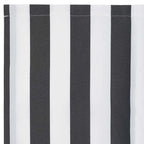 Markisenersatzstoff Anthrazit und Weiß 2,5 x 2 m Polyester