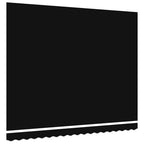 Markisenersatzstoff Schwarz 4 × 3,5 m Polyester