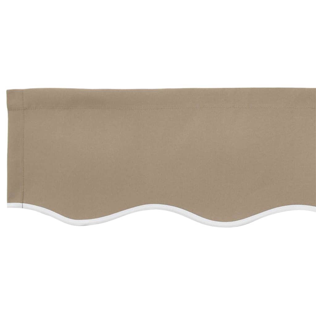 Markisenersatzstoff Beige 4 × 3,5 m Polyester