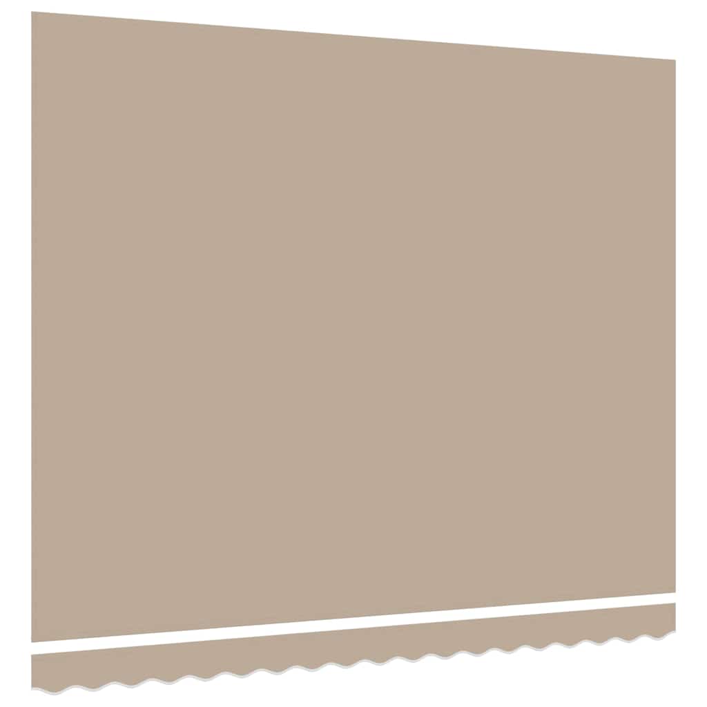 Markisenersatzstoff Beige 4 × 3,5 m Polyester