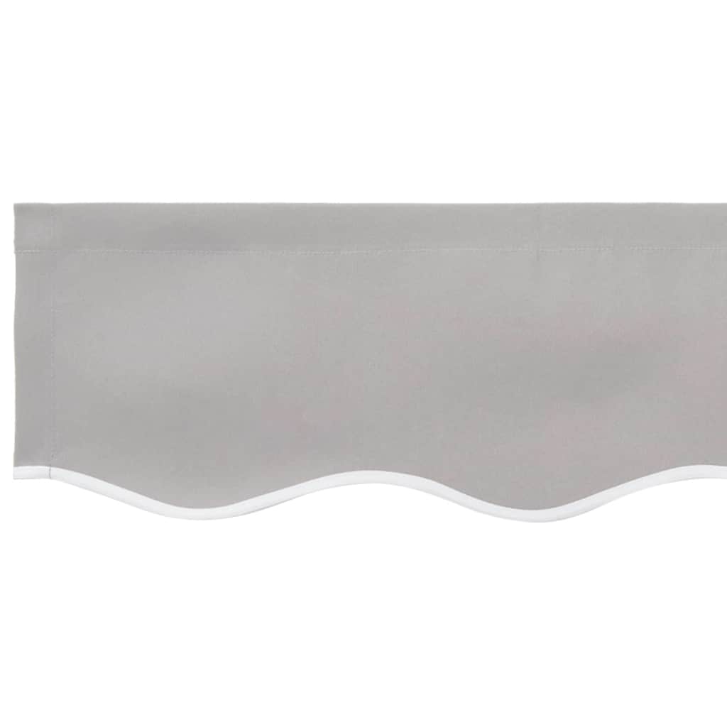 Markisenersatzstoff Hellgrau 6 x 3 m Polyester