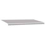 Markisenersatzstoff Hellgrau 6 x 3 m Polyester