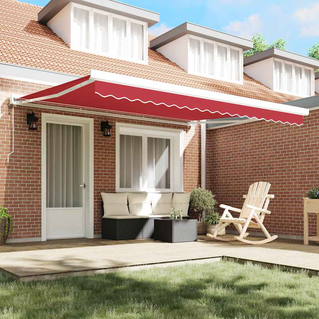 Markisenersatzstoff Rot 4 x 3 m Polyester