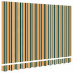 Markisenersatzstoff Grün und Gelb 3 x 2,5 m Polyester