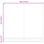 Markisenersatzstoff Grün und Gelb 3 x 2,5 m Polyester
