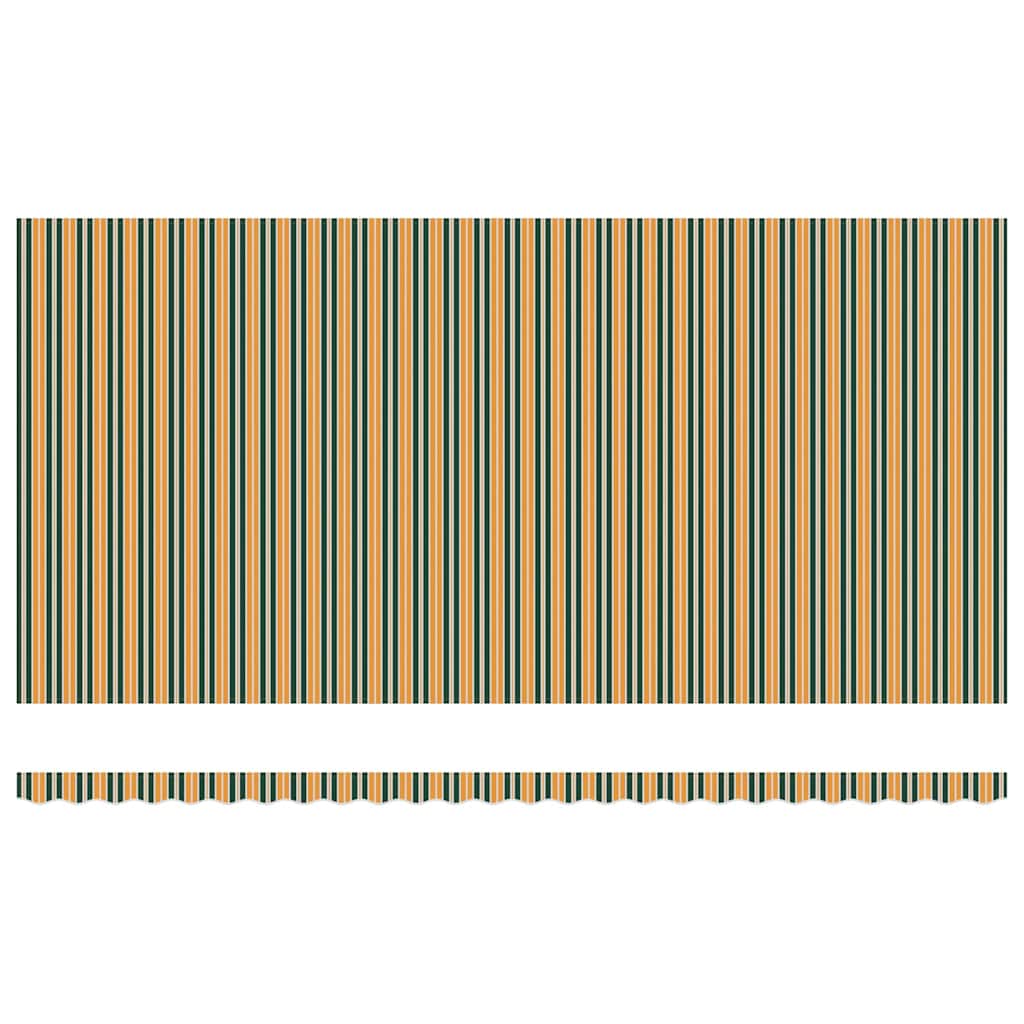 Markisenersatzstoff Grün und Gelb 6 x 3 m Polyester