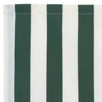 Markisenersatzstoff Grün und Weiß 4 × 3,5 m Polyester