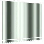 Markisenersatzstoff Grün und Weiß 4 × 3,5 m Polyester