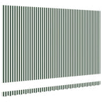 Markisenersatzstoff Grün und Weiß 5 x 3 m Polyester