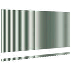 Markisenersatzstoff Grün und Weiß 6 x 3 m Polyester