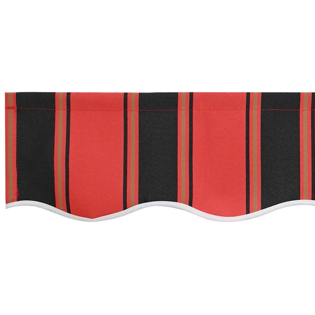 Markisenschürzen-Ersatz Orange / Schwarz / Gelb 3,5 m Polyester
