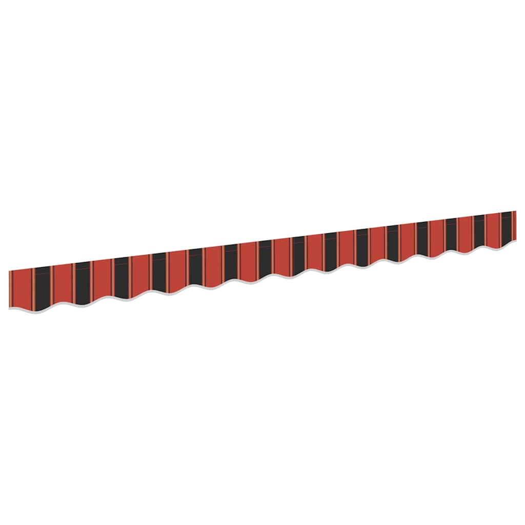 Markisenschürzen-Ersatz Orange / Schwarz / Gelb 3,5 m Polyester