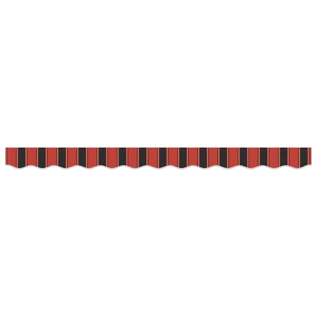 Markisenschürzen-Ersatz Orange / Schwarz / Gelb 3,5 m Polyester