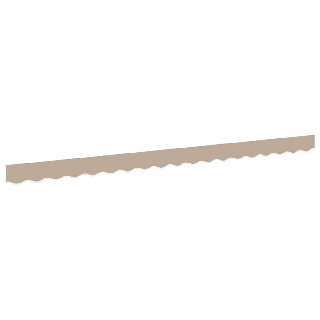 Markisenschürzen-Ersatz Beige 4 m Polyester