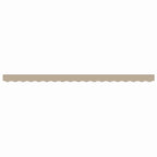 Markisenschürzen-Ersatz Beige 4 m Polyester