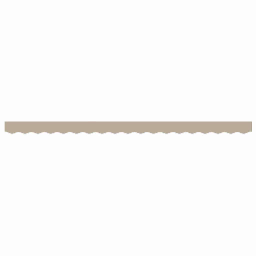 Markisenschürzen-Ersatz Beige 4 m Polyester