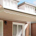 Markisenschürzen-Ersatz Beige 480 x 20 cm Polyester