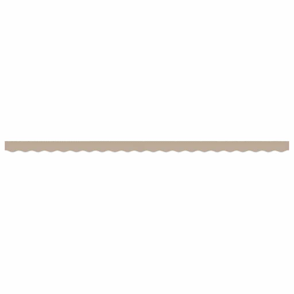 Markisenschürzen-Ersatz Beige 480 x 20 cm Polyester