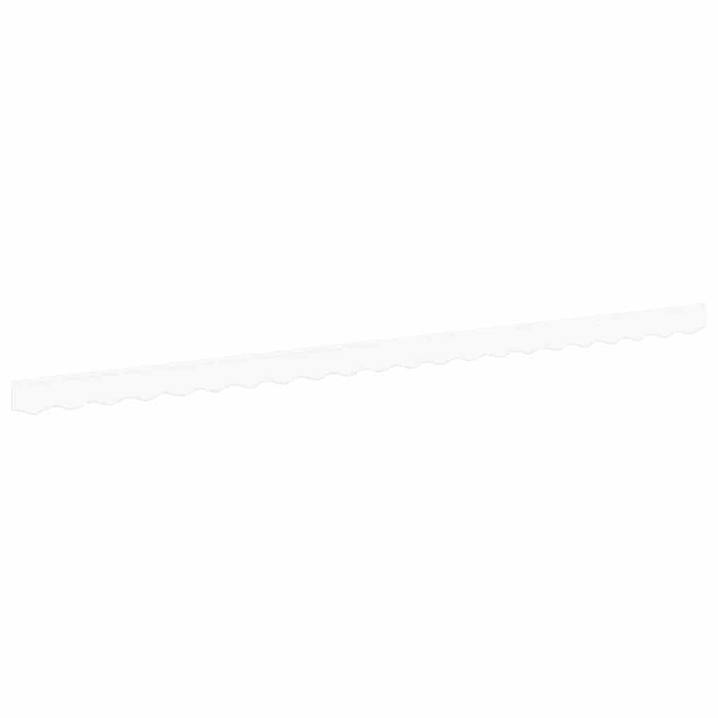 Markisenschürzen-Ersatz Weiß 480 x 20 cm Polyester