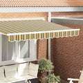 Markisenschürzen-Ersatz Grün und Gelb 3 m Polyester