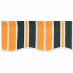 Markisenschürzen-Ersatz Grün und Gelb 6 m Polyester