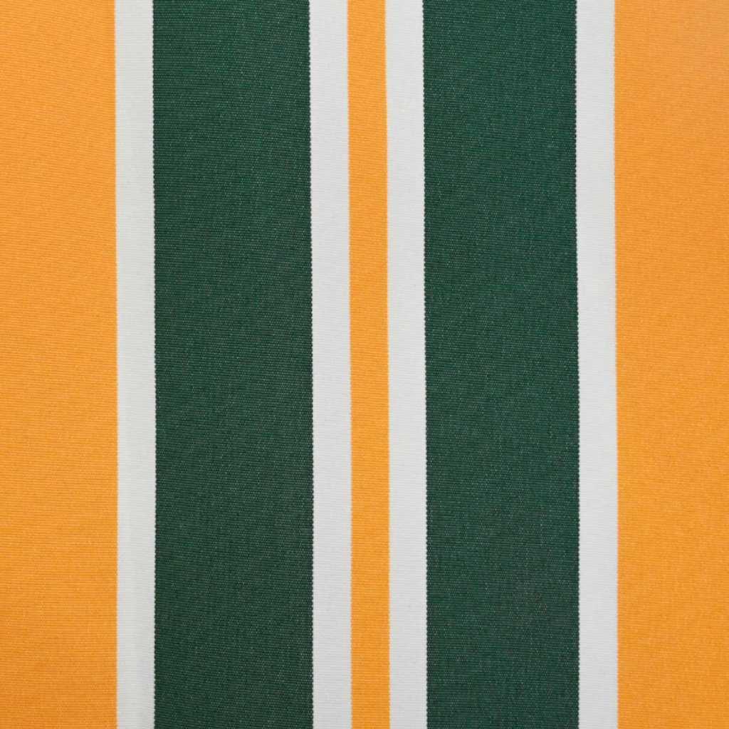Markisenschürzen-Ersatz Grün und Gelb 6 m Polyester