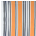 Markisenersatzstoff Blau und Orange 1000 x 160 cm Polyester