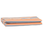 Markisenersatzstoff Blau und Orange 1000 x 160 cm Polyester