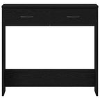 Schreibtisch Schwarz Eichen-Optik 80 x 40 x 75 cm Holzwerkstoff